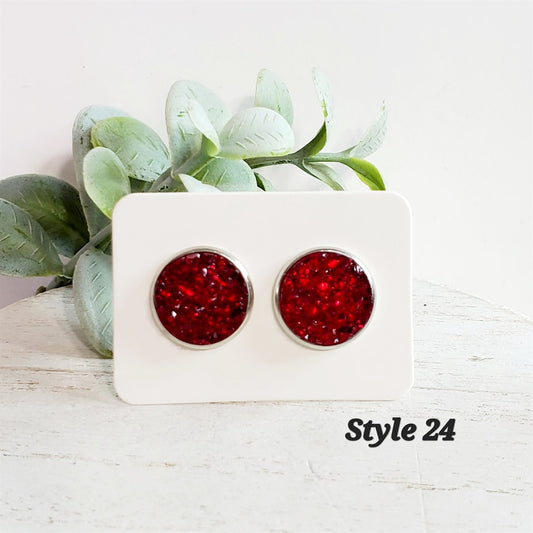Classic Christmas Studs | Style 24