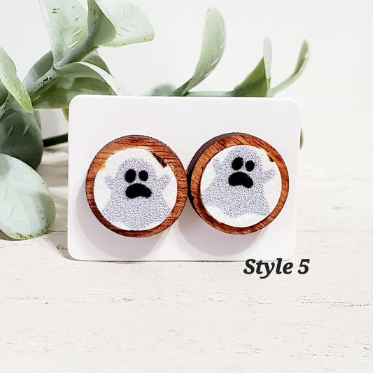 Witch Wood Studs | Style 5