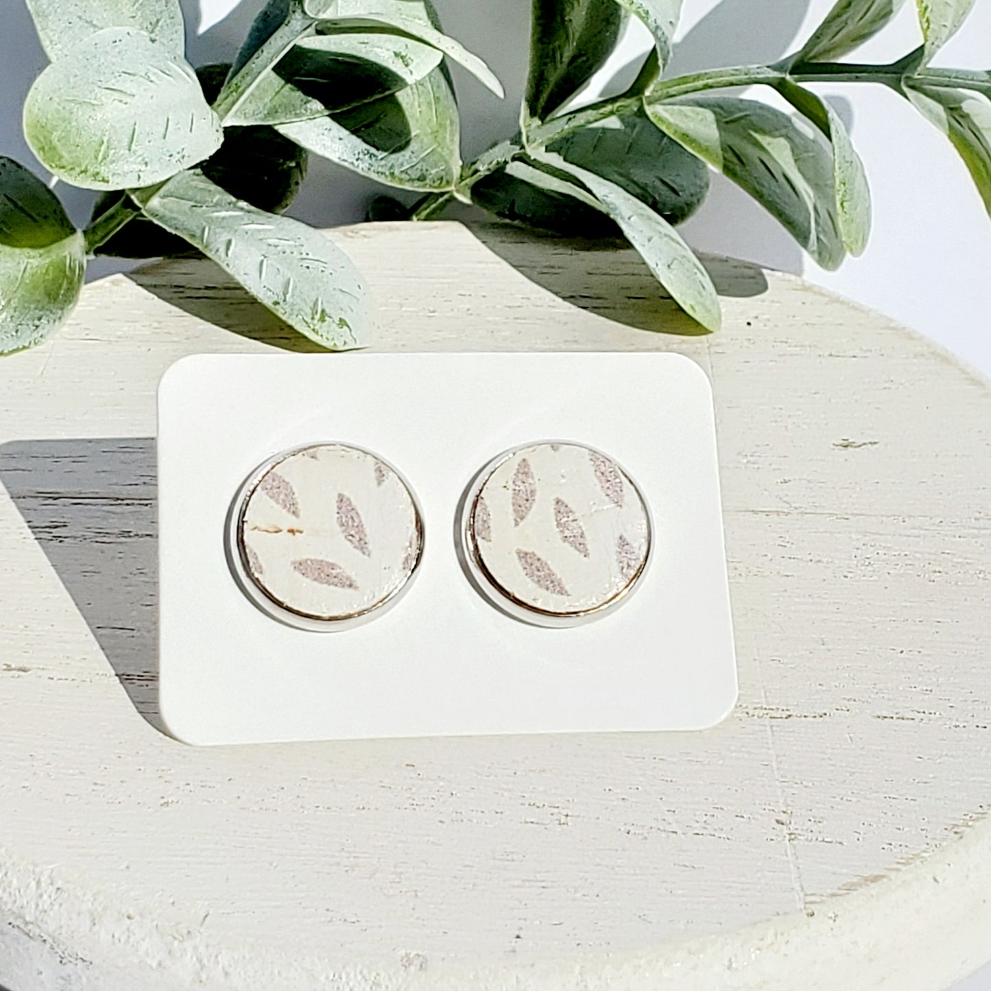 12MM Leather Neutral White Dash