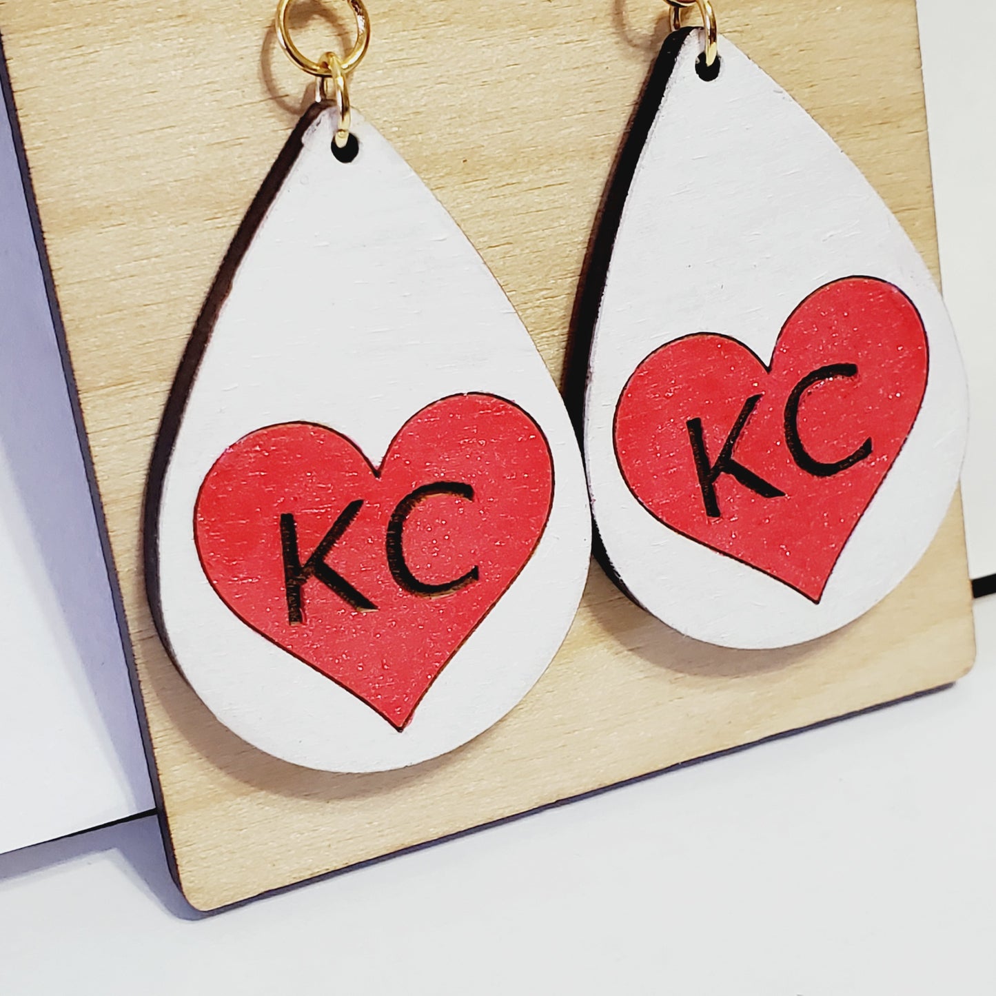 KC Heart Earrings