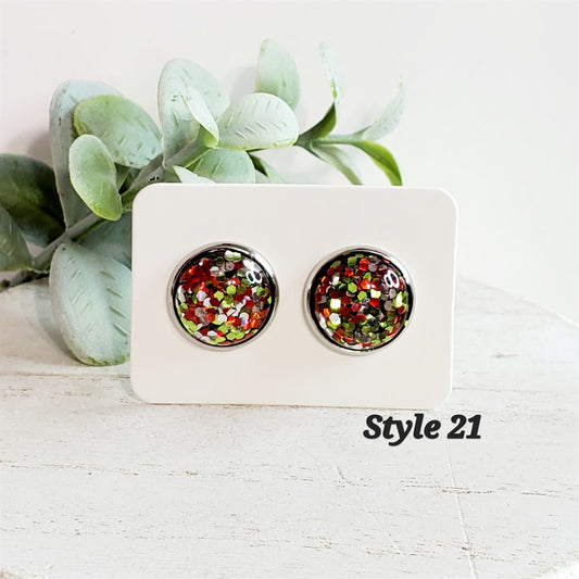 Classic Christmas Studs | Style 21