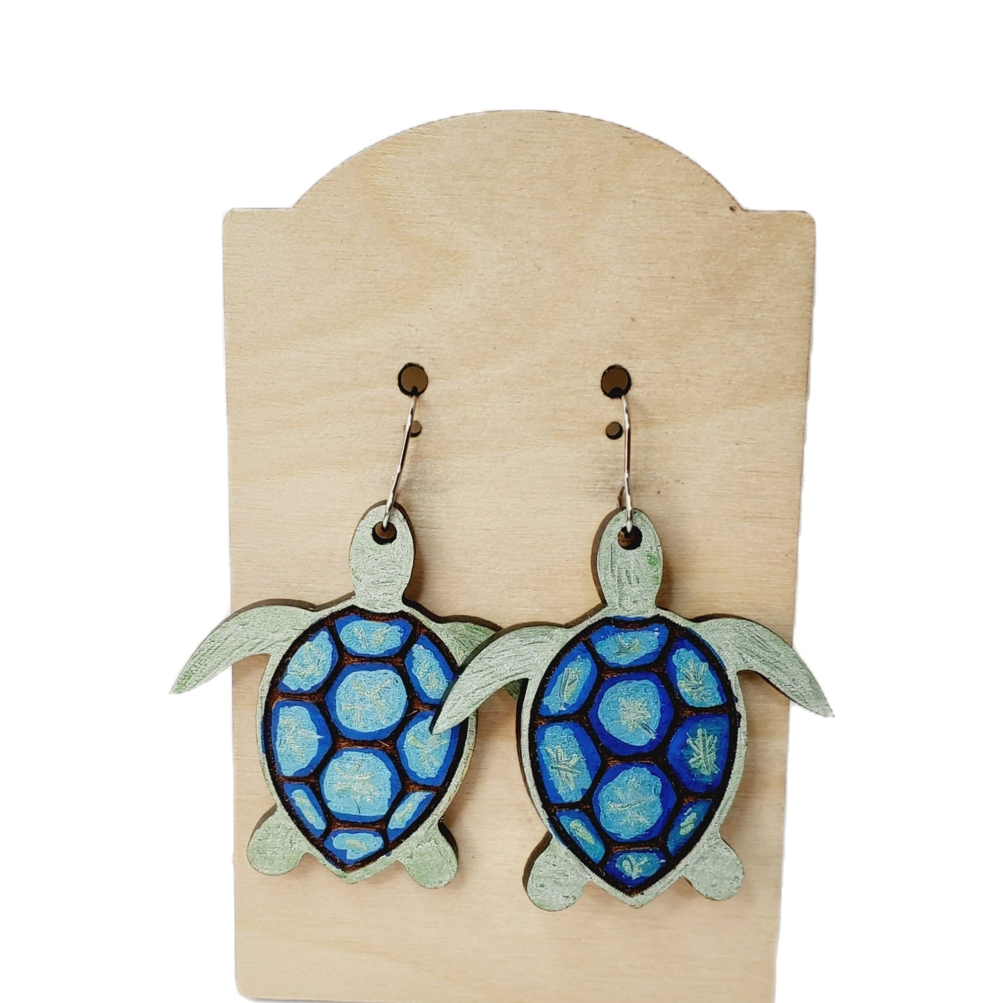 Hand Painted Sea Turtle Dangles