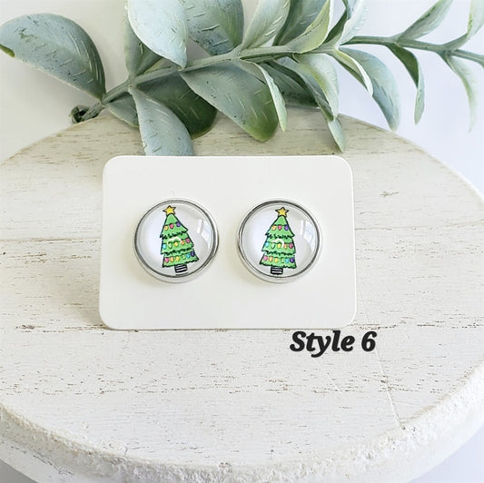Merry & Bright Studs | Style 6