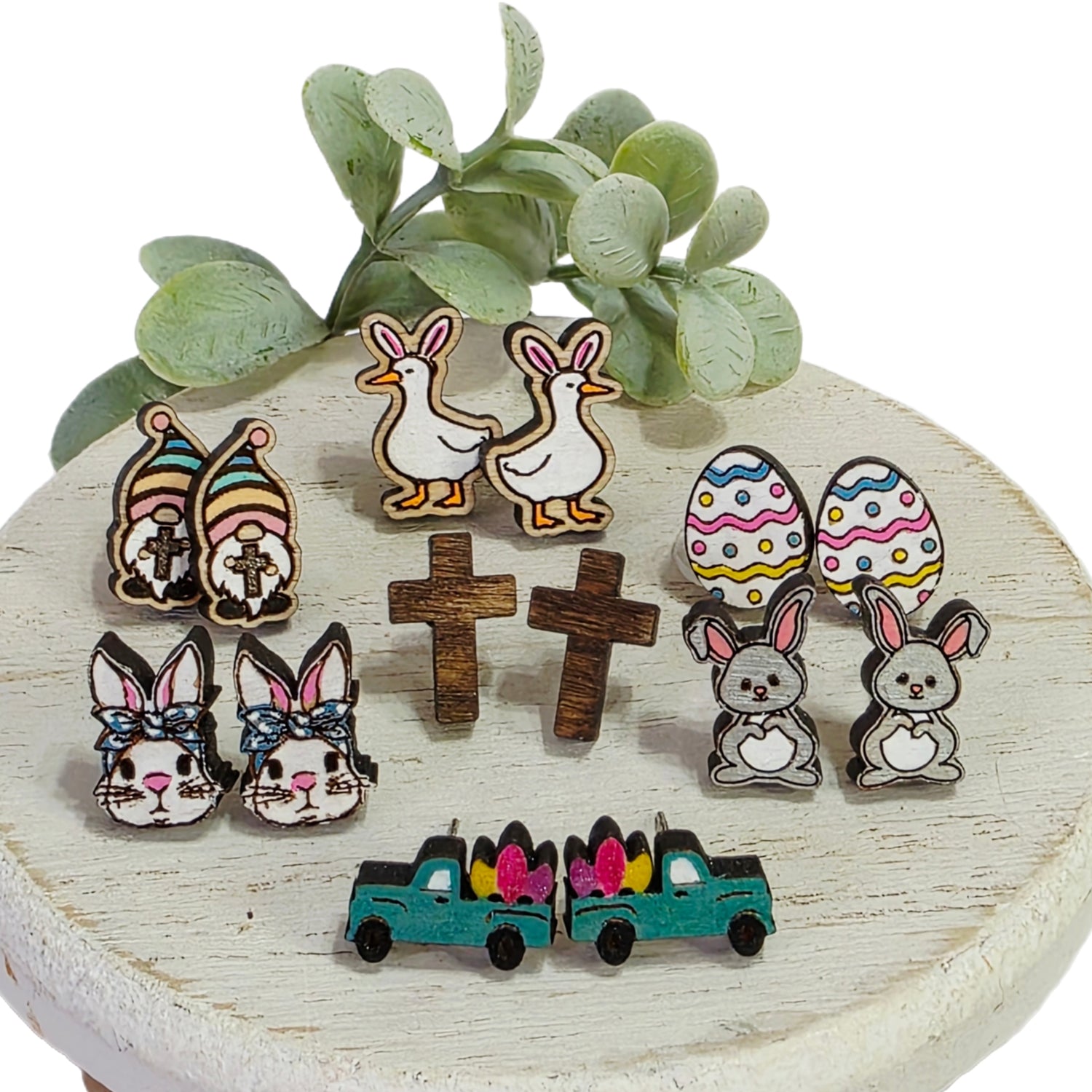 Easter Wood Studs