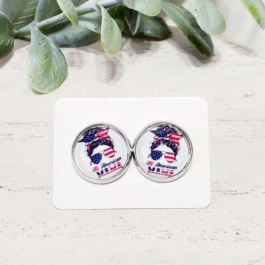 12MM All American Mama Studs