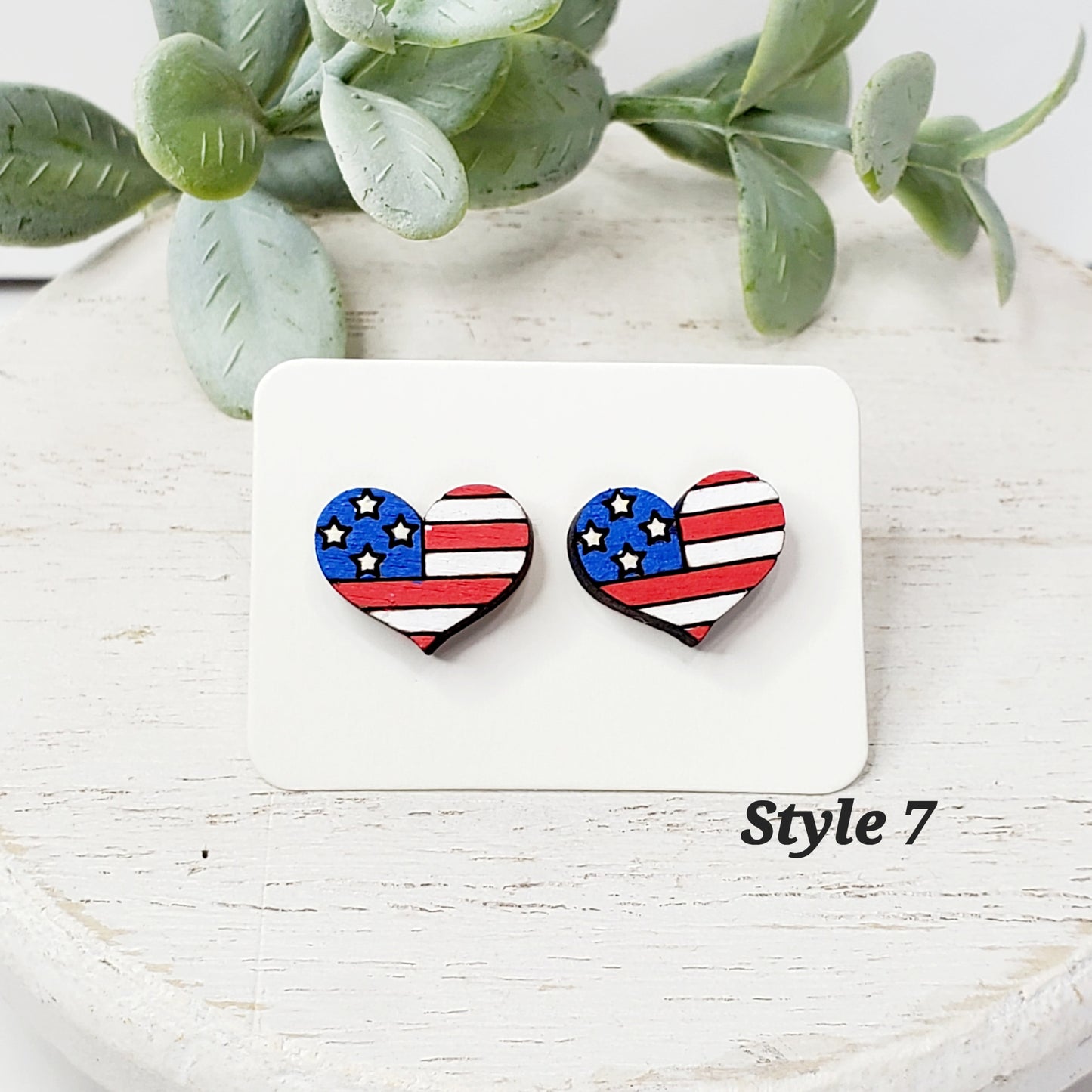 Love Wood Studs | Style 7