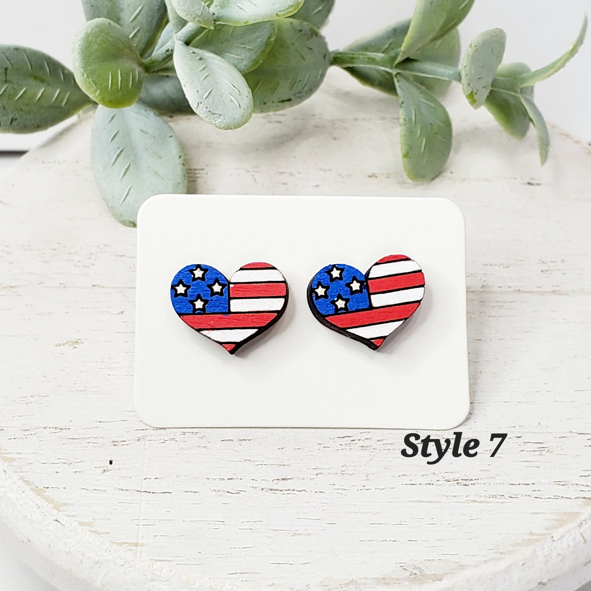 Love Wood Studs | Style 7