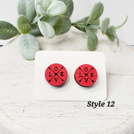 Love Wood Studs | Style 12