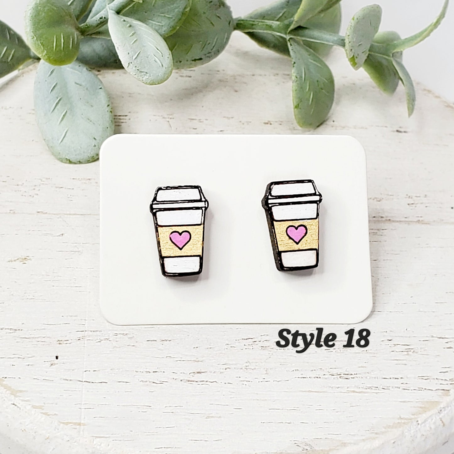 Love Wood Studs | Style 18