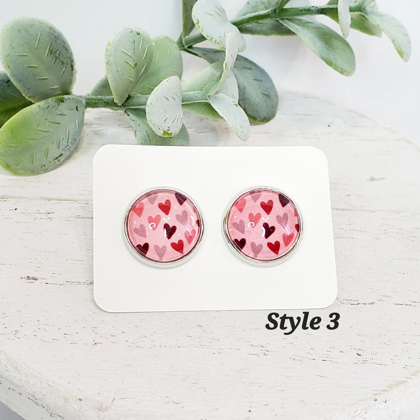 Valentine's Day Studs | Style 3