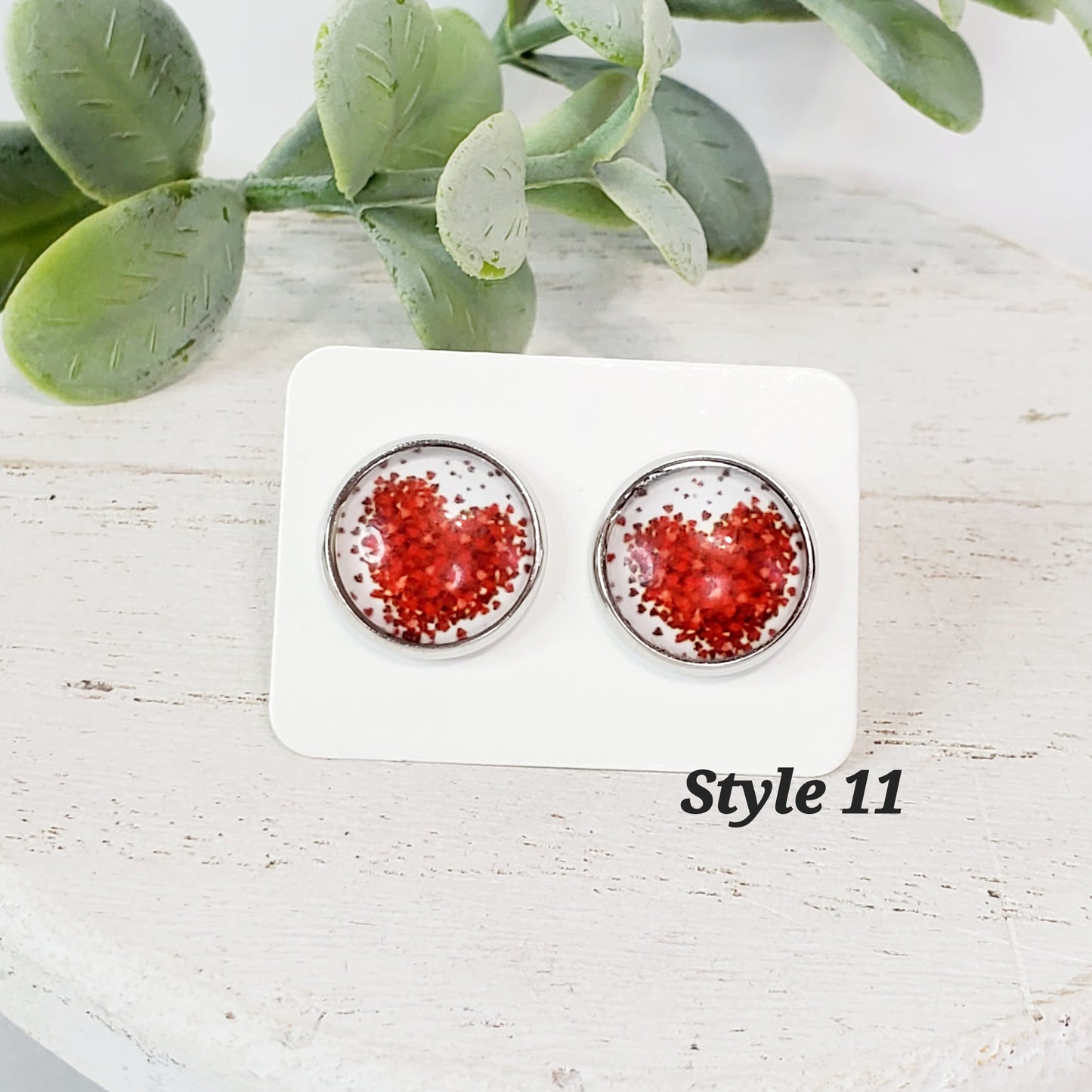 Valentine's Day Studs | Style 11