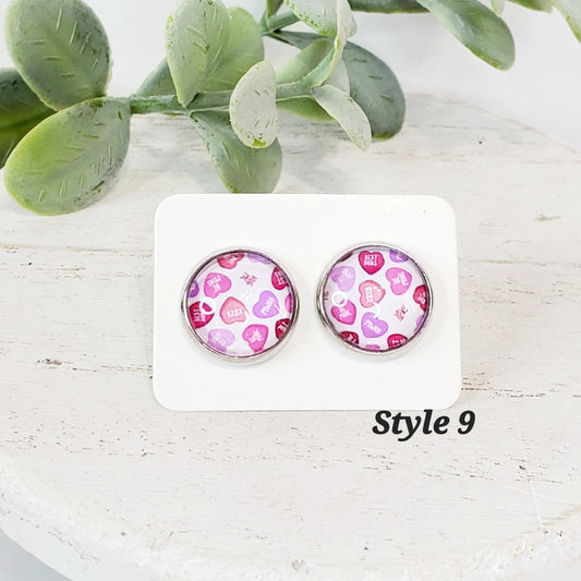 Valentine's Day Studs | Style 9