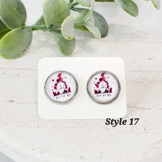 Valentine's Day Studs | Style 17