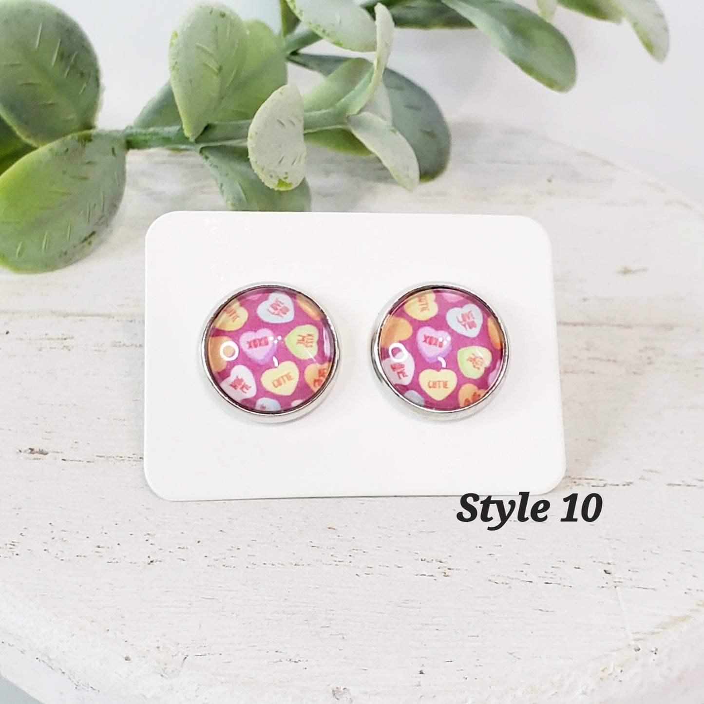 Valentine's Day Studs | Style 10