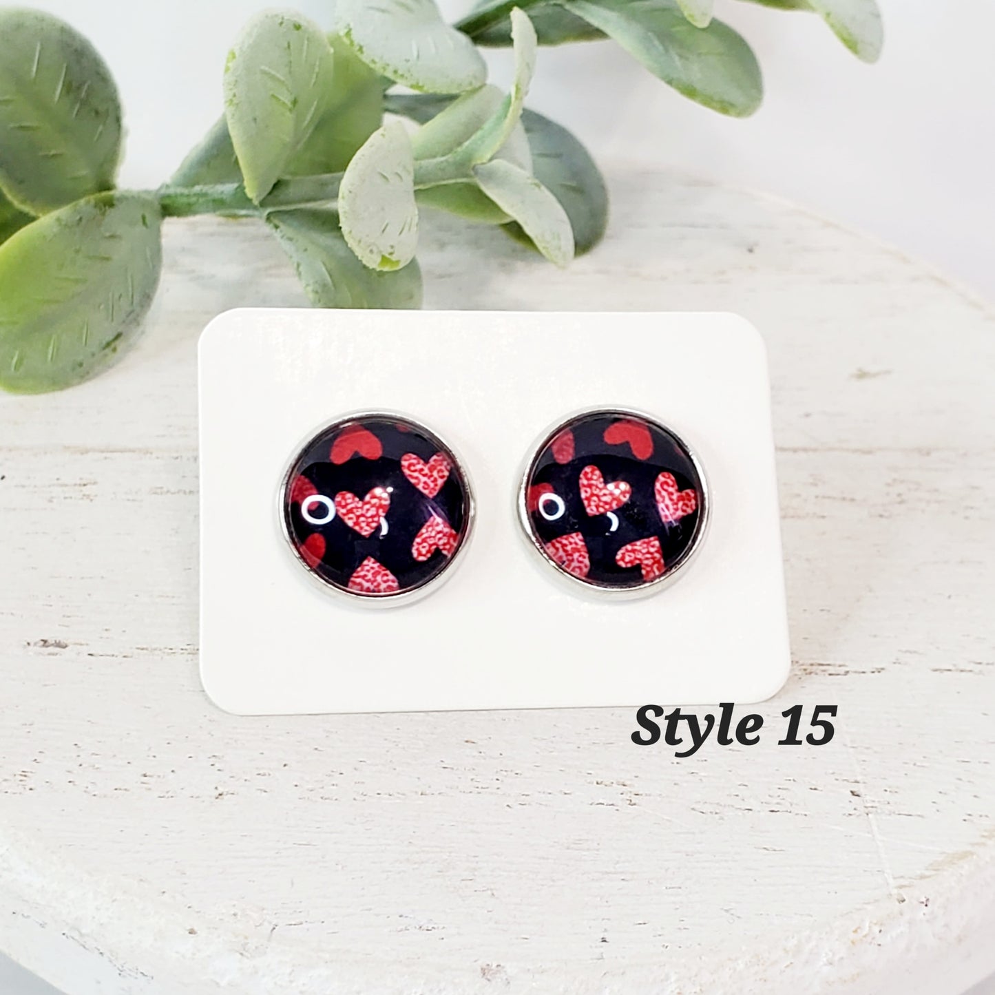 Valentine's Day Studs | Style 15