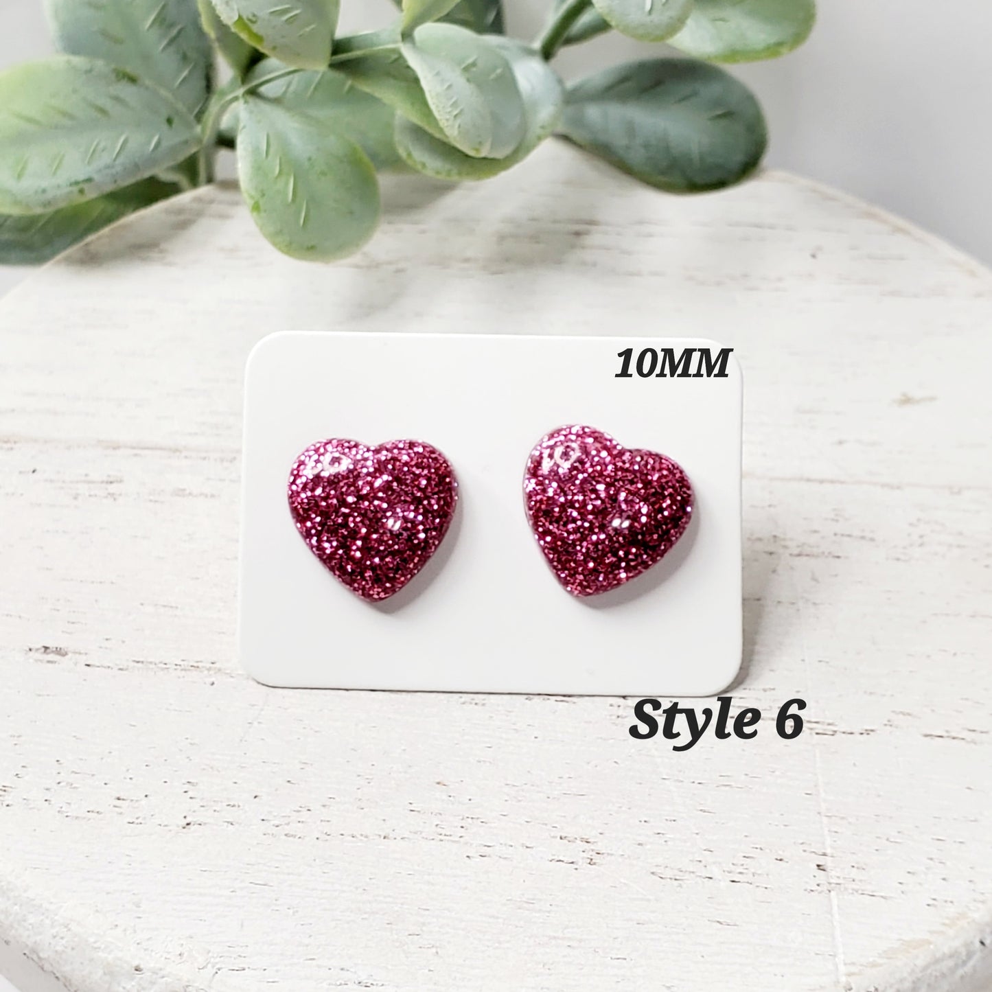 Heart Studs | Style 6