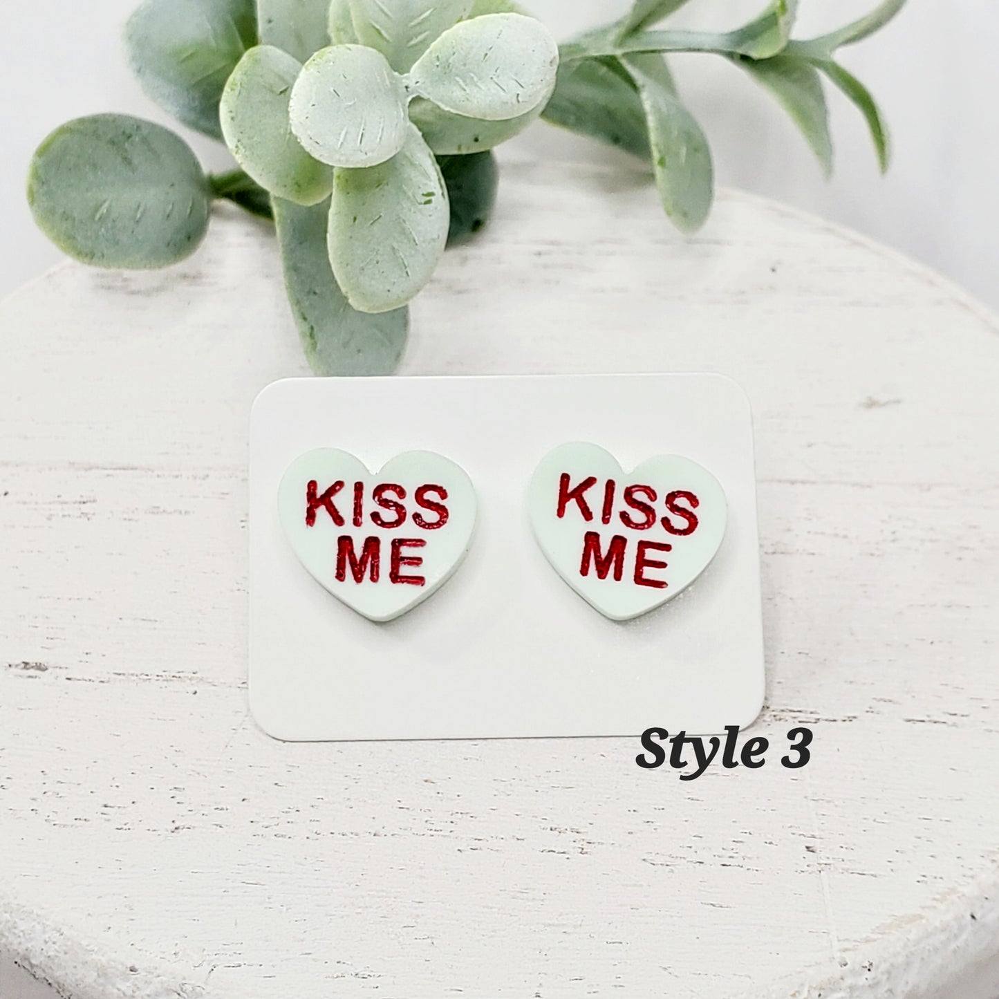 Heart Studs | Style 3