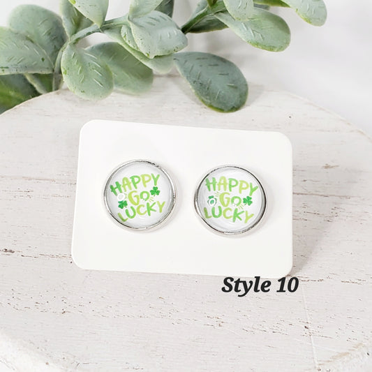 St. Patrick's Day Studs | Style 10