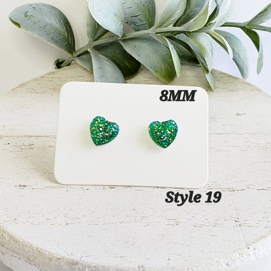 Heart Studs | Style 19