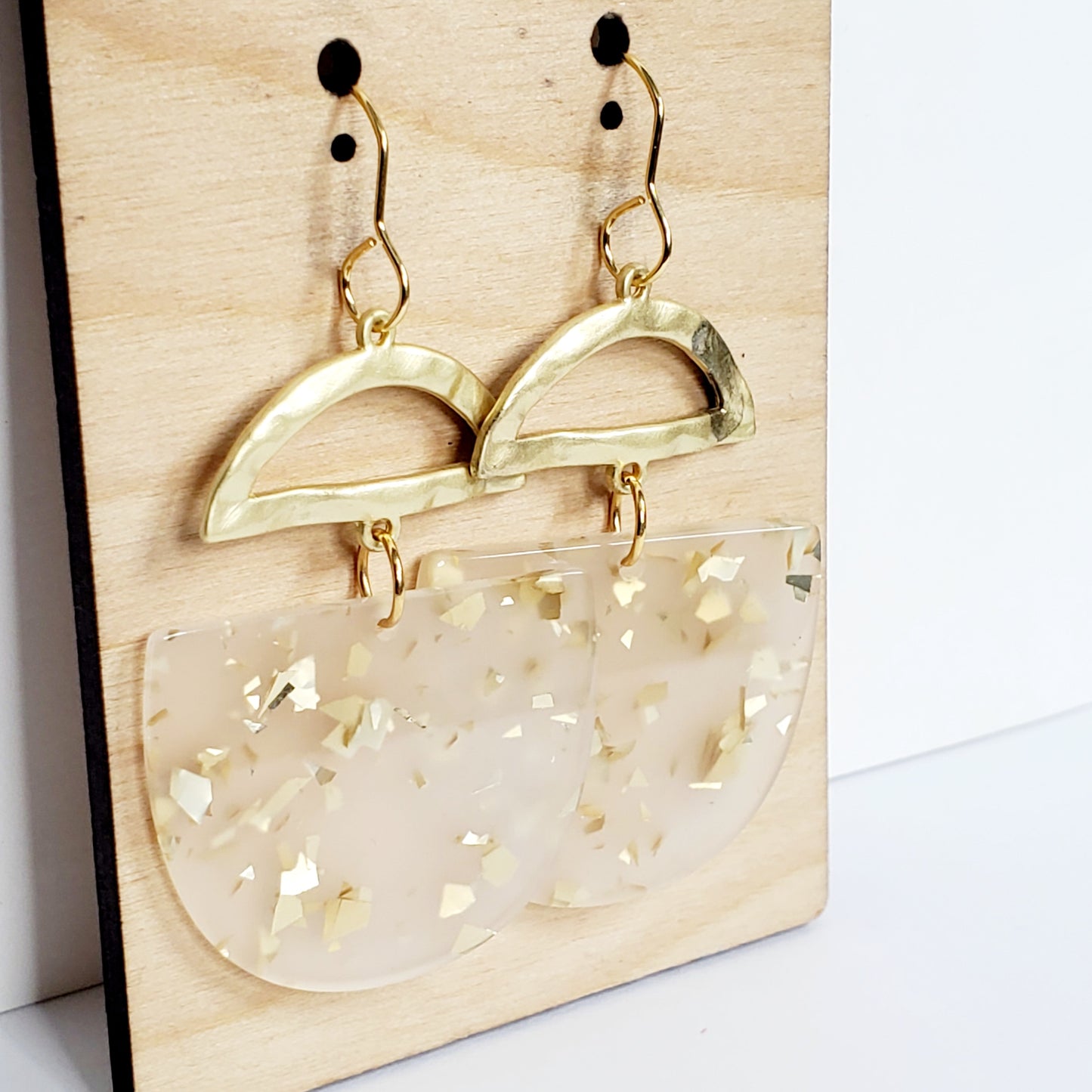 Gold Fleck Earrings