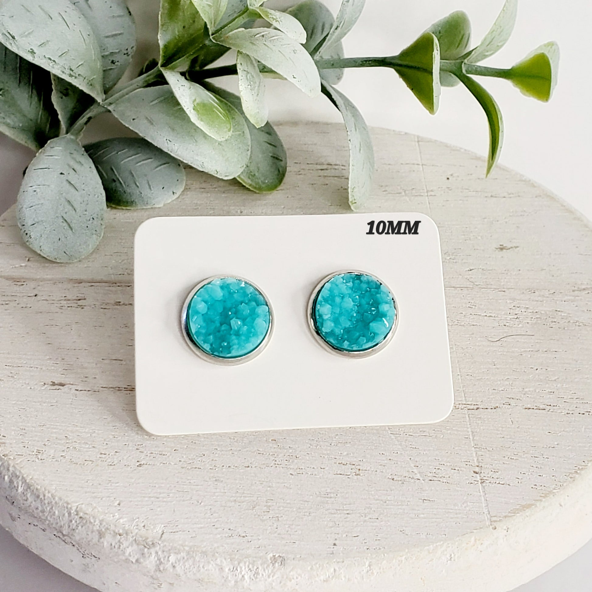 10MM Turquoise Studs