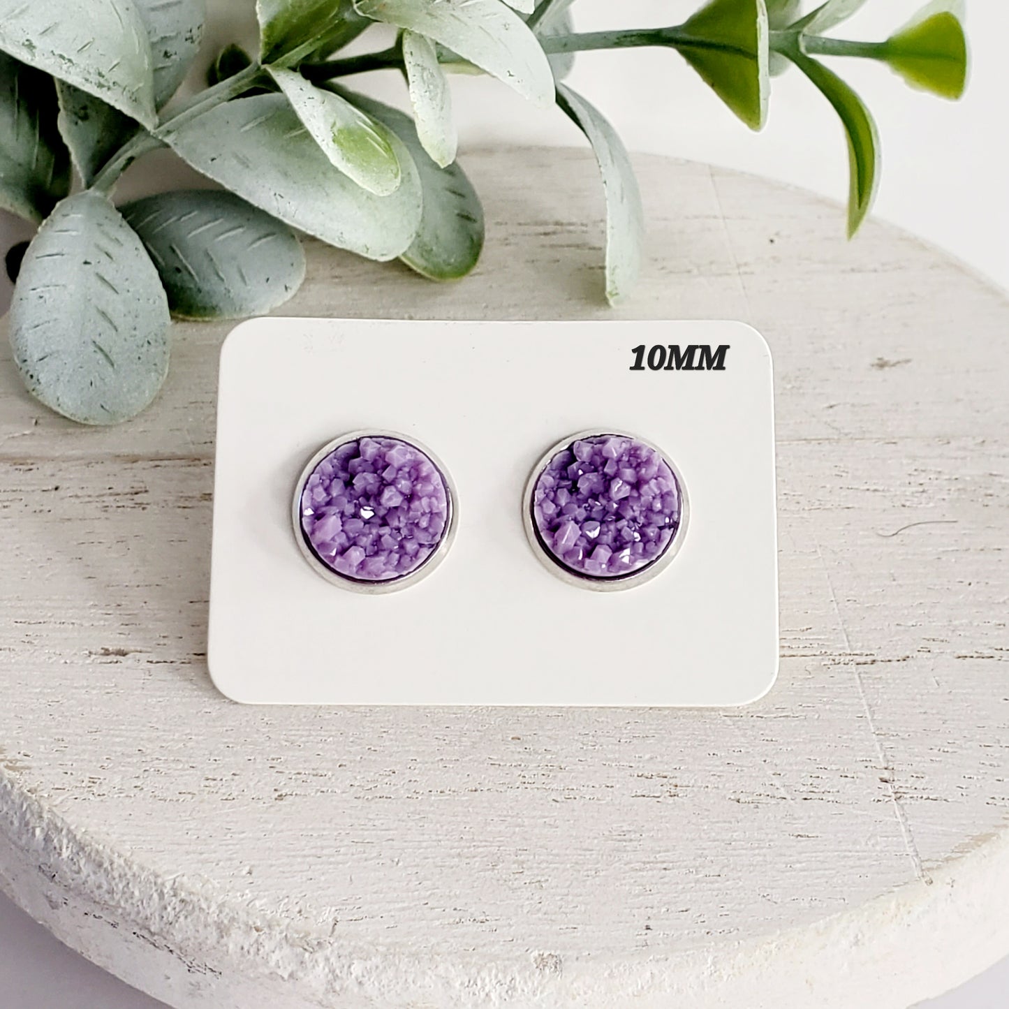 10MM Lilac Studs