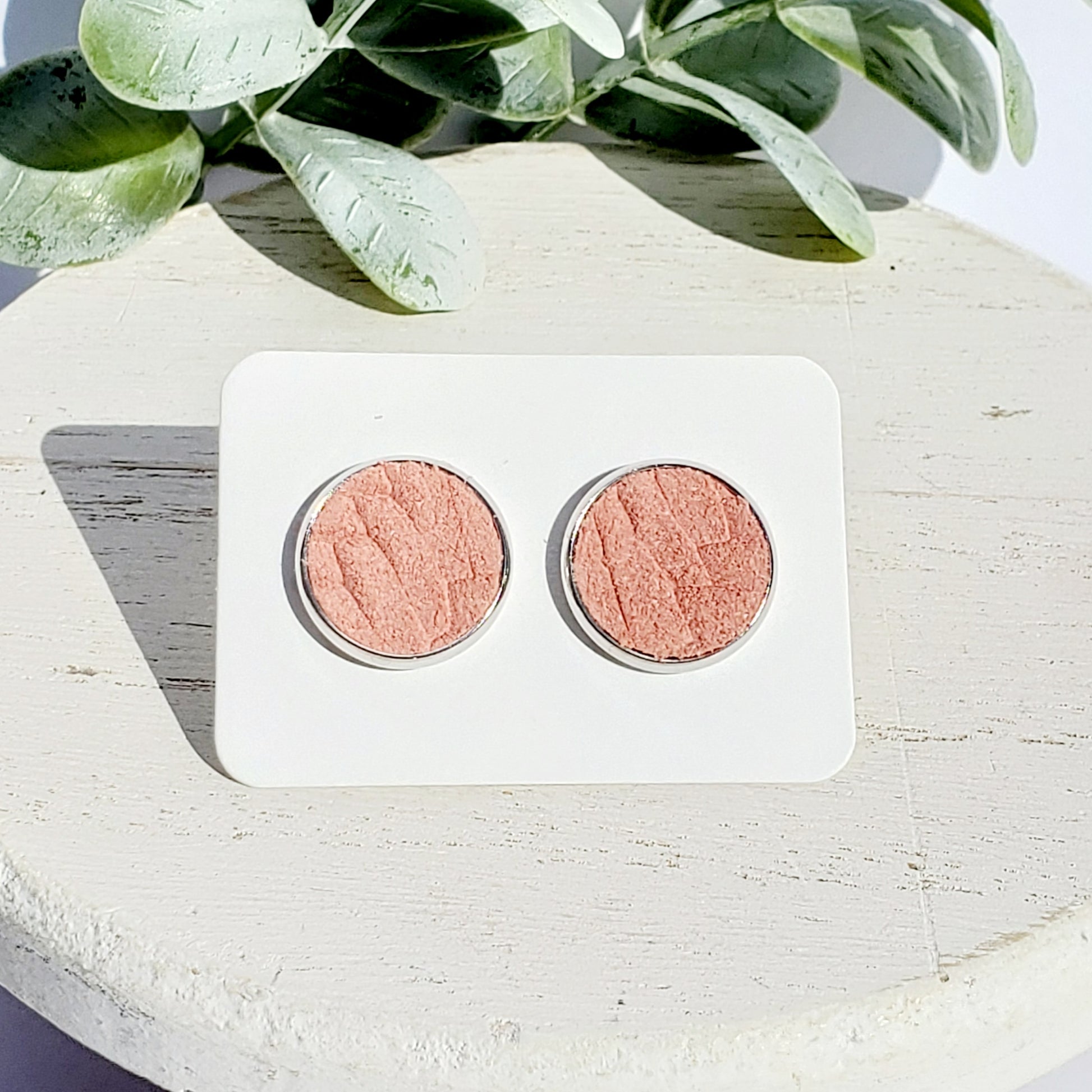 12MM Leather Peachy Pink