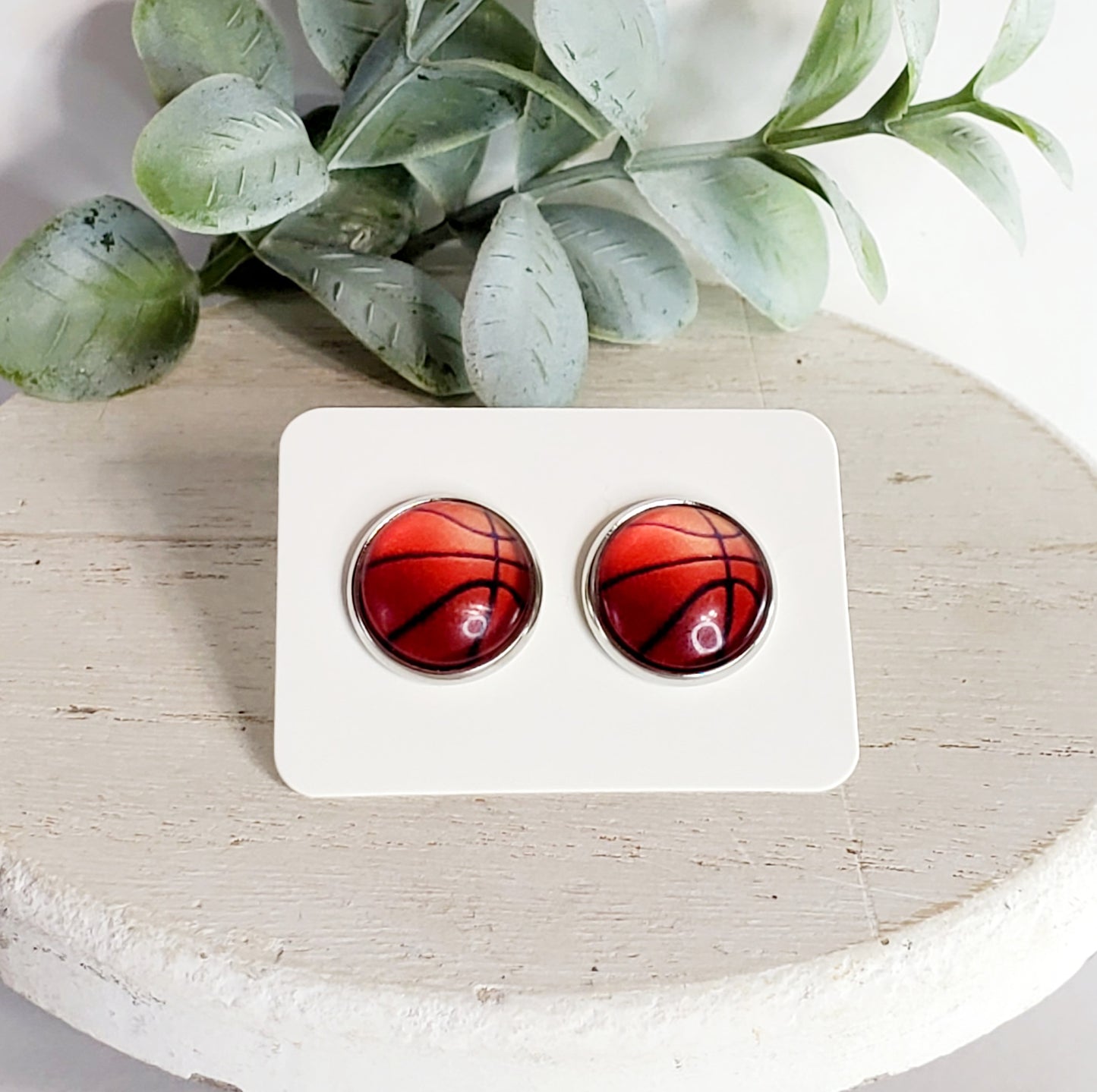 12MM Basketball Studs