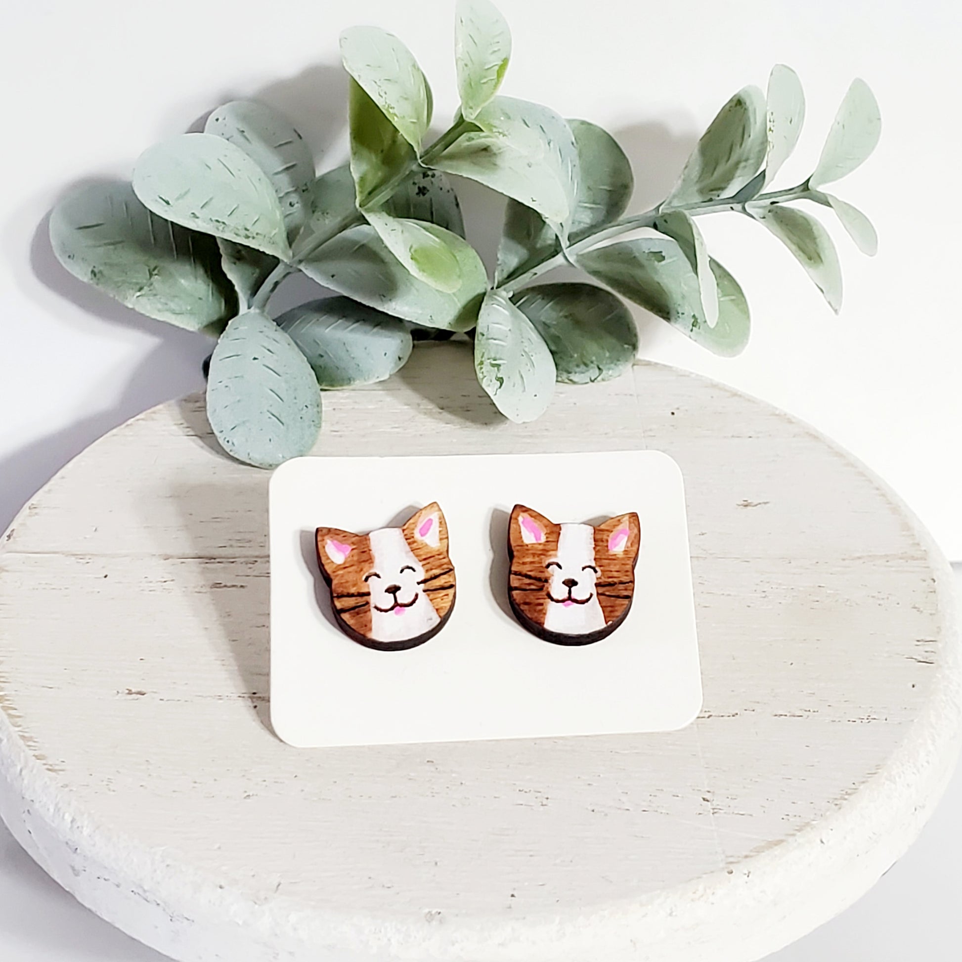 Cat Wood Studs