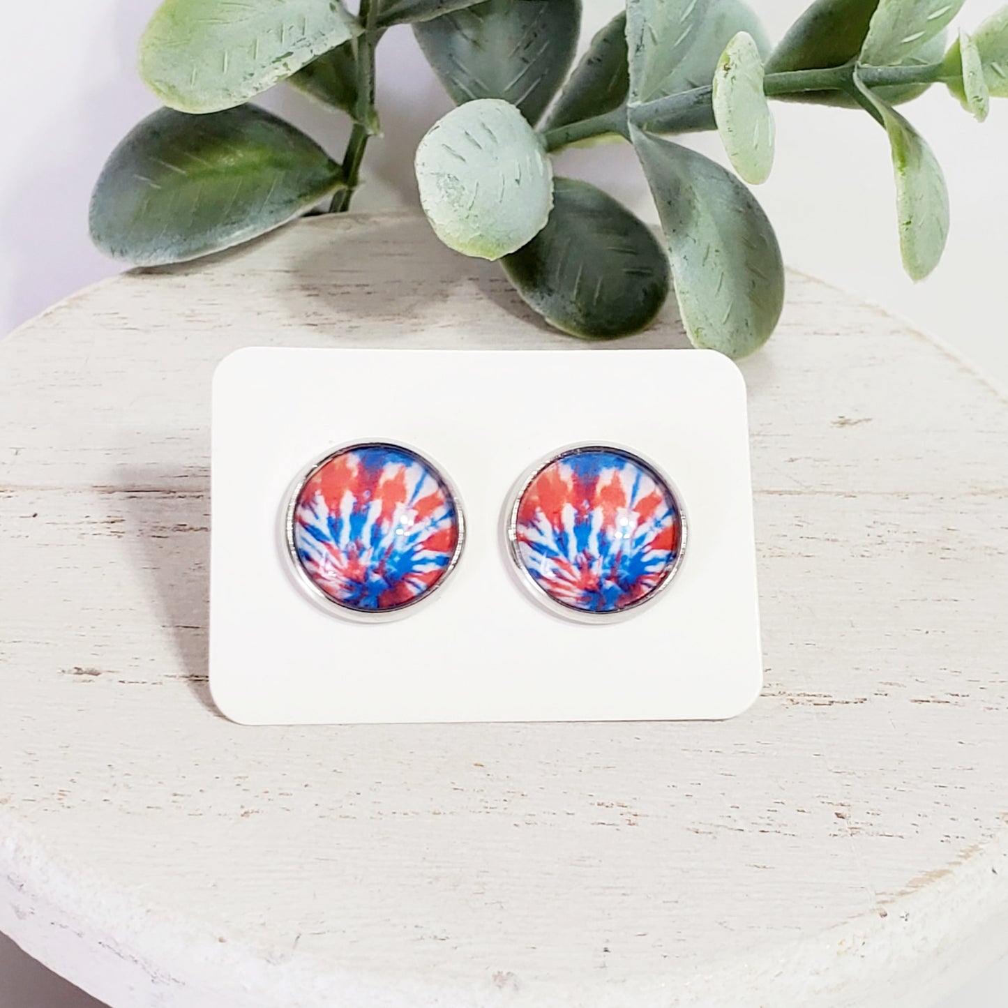 Tie Dye Studs