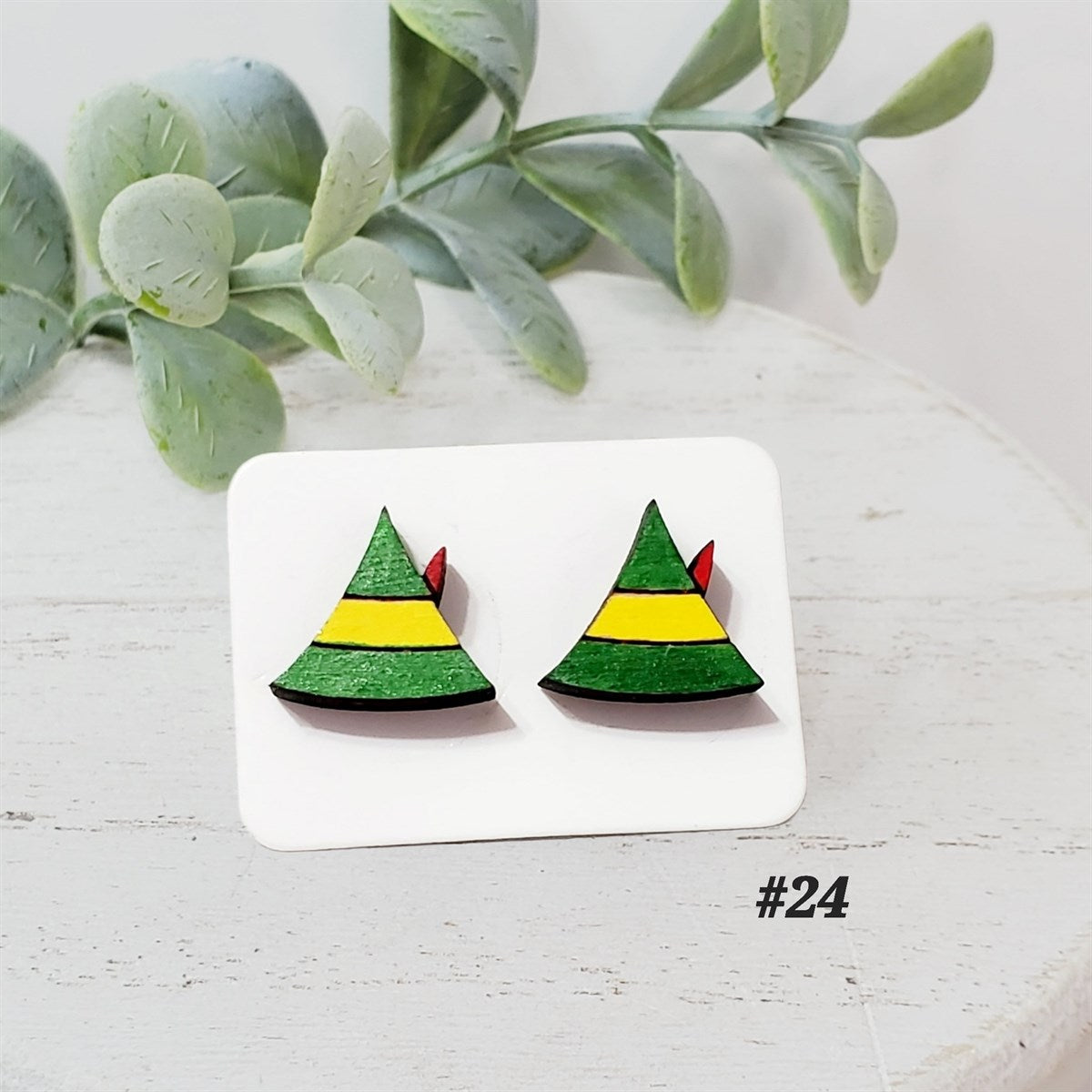 Christmas Wood Studs | Style 24