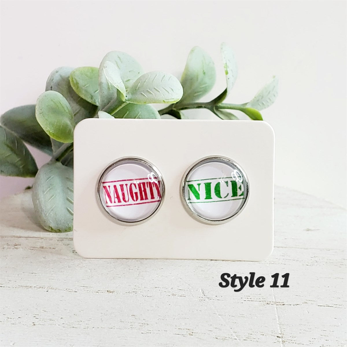 Classic Christmas Studs | Style 11