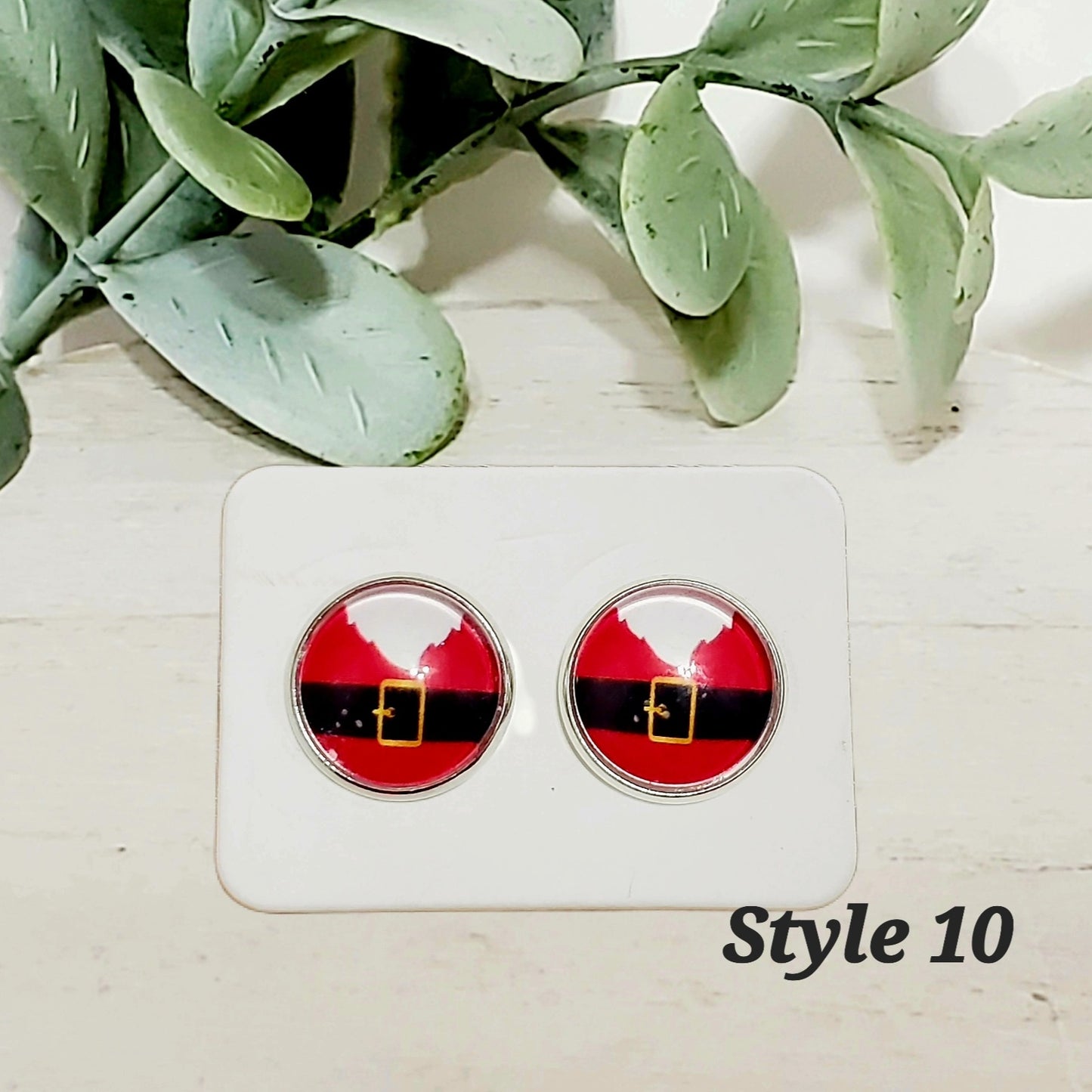 Classic Christmas Studs | Style 10