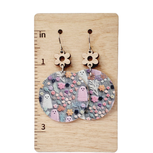 Ghosties Floral Earrings