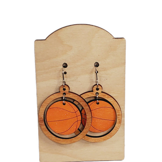 Basketball Hoop Earrings