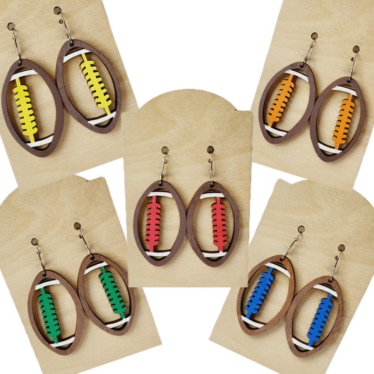 Football Earrings