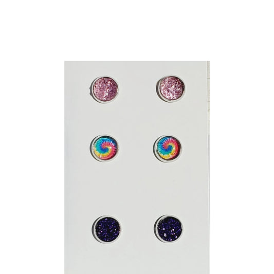 Retro Studs | 3-Pack 8MM Studs