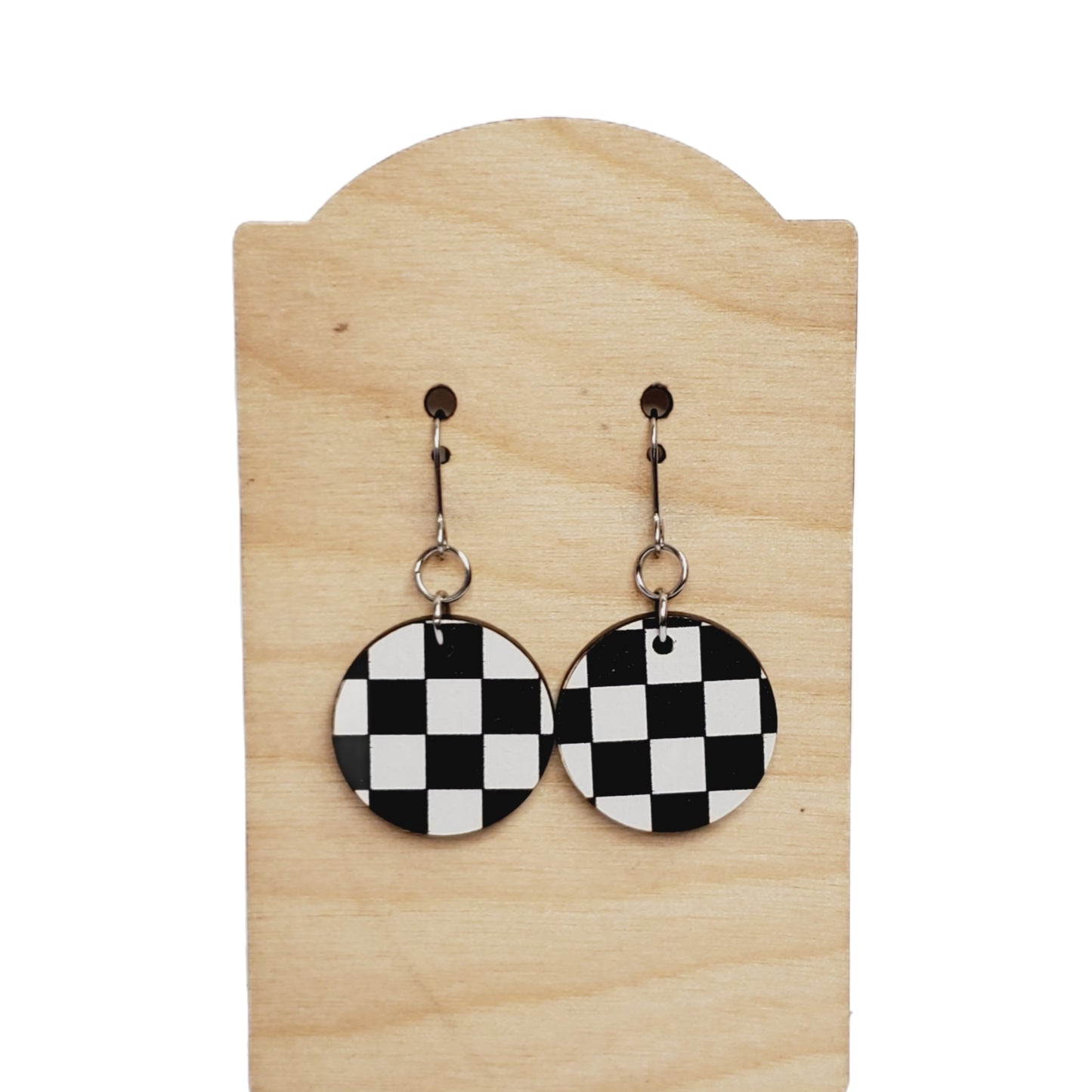 Checker Earrings