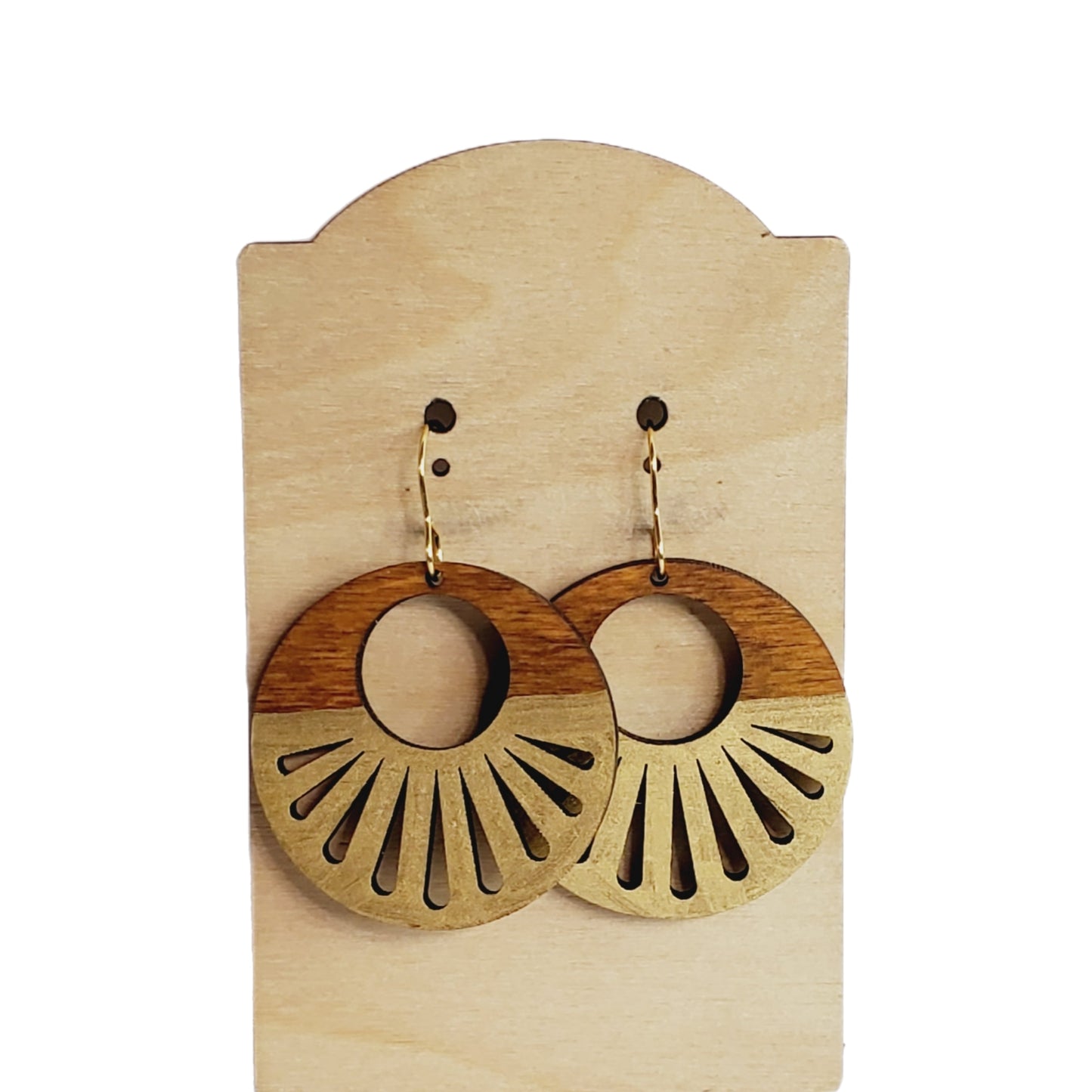 Round Cutout Earrings