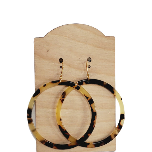 Acrylic Hoops Earrings