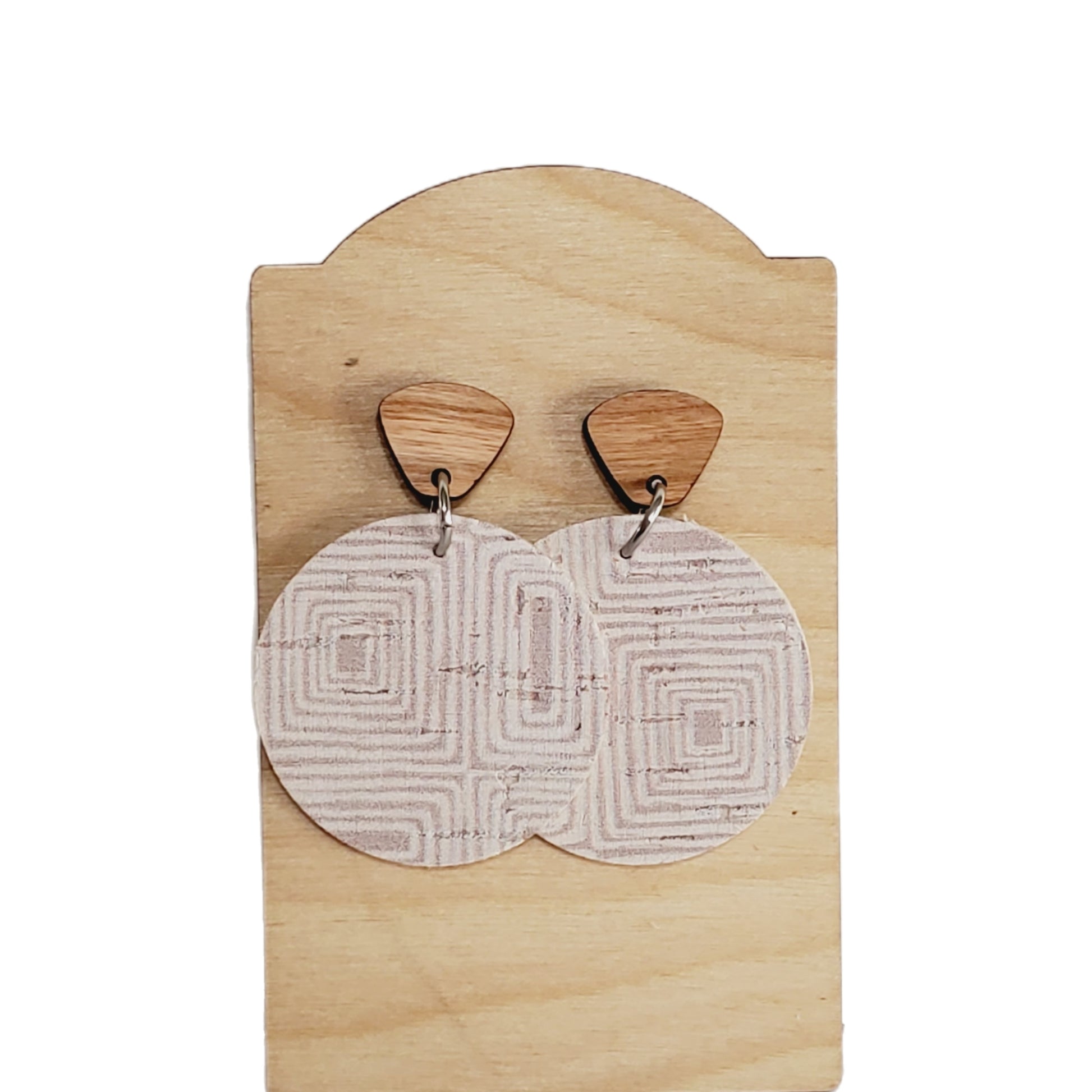 Geometric Stud Neutral Earrings