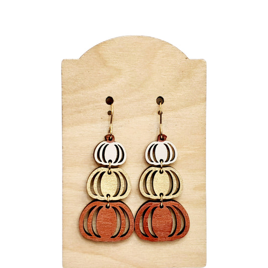 Pumpkin Stack Earrings