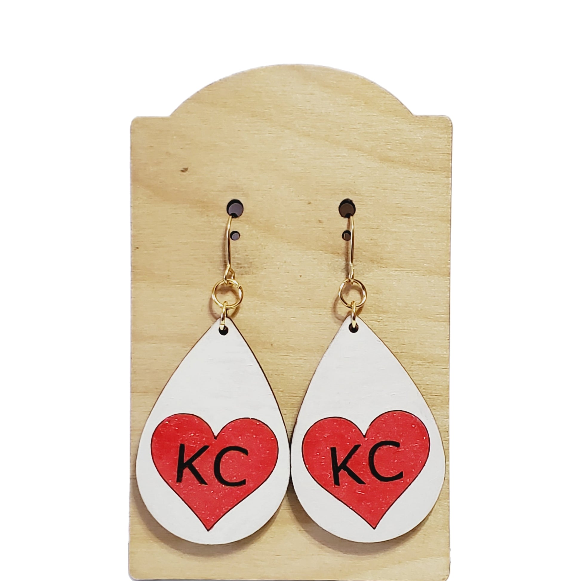 KC Heart Earrings