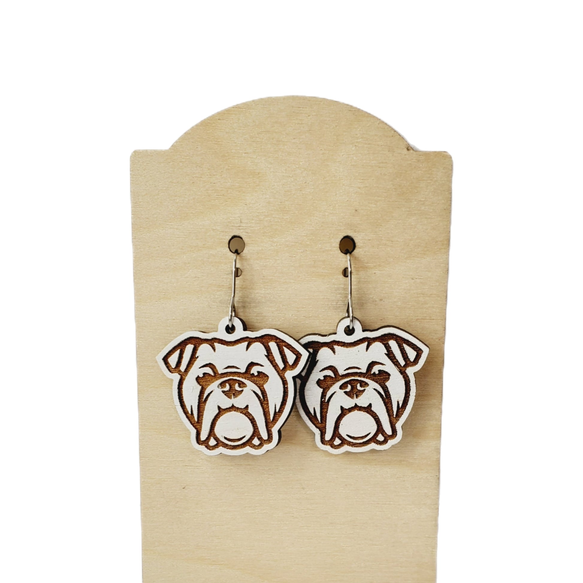 Bulldog Earrings