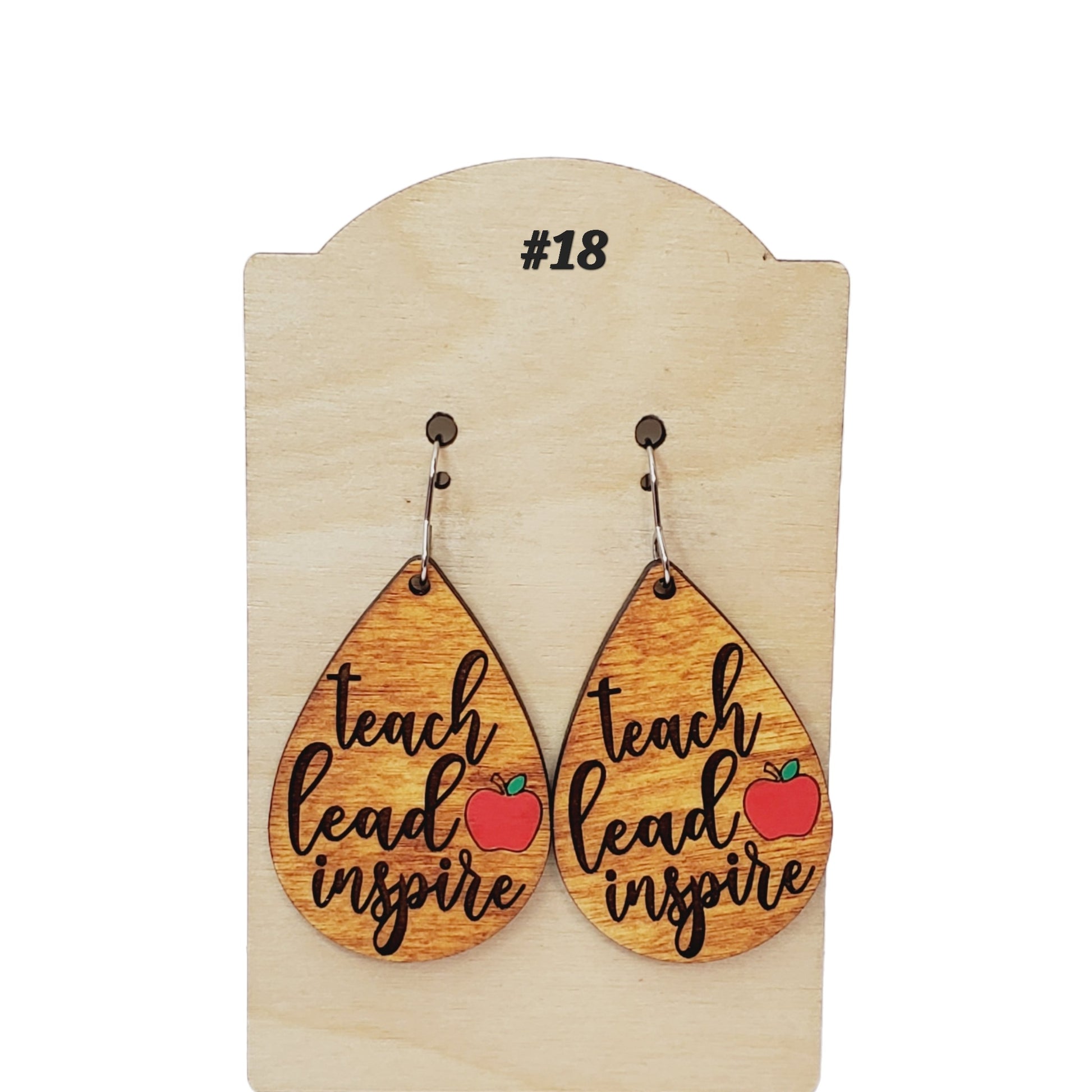 Teach Lead Inspire Earrings