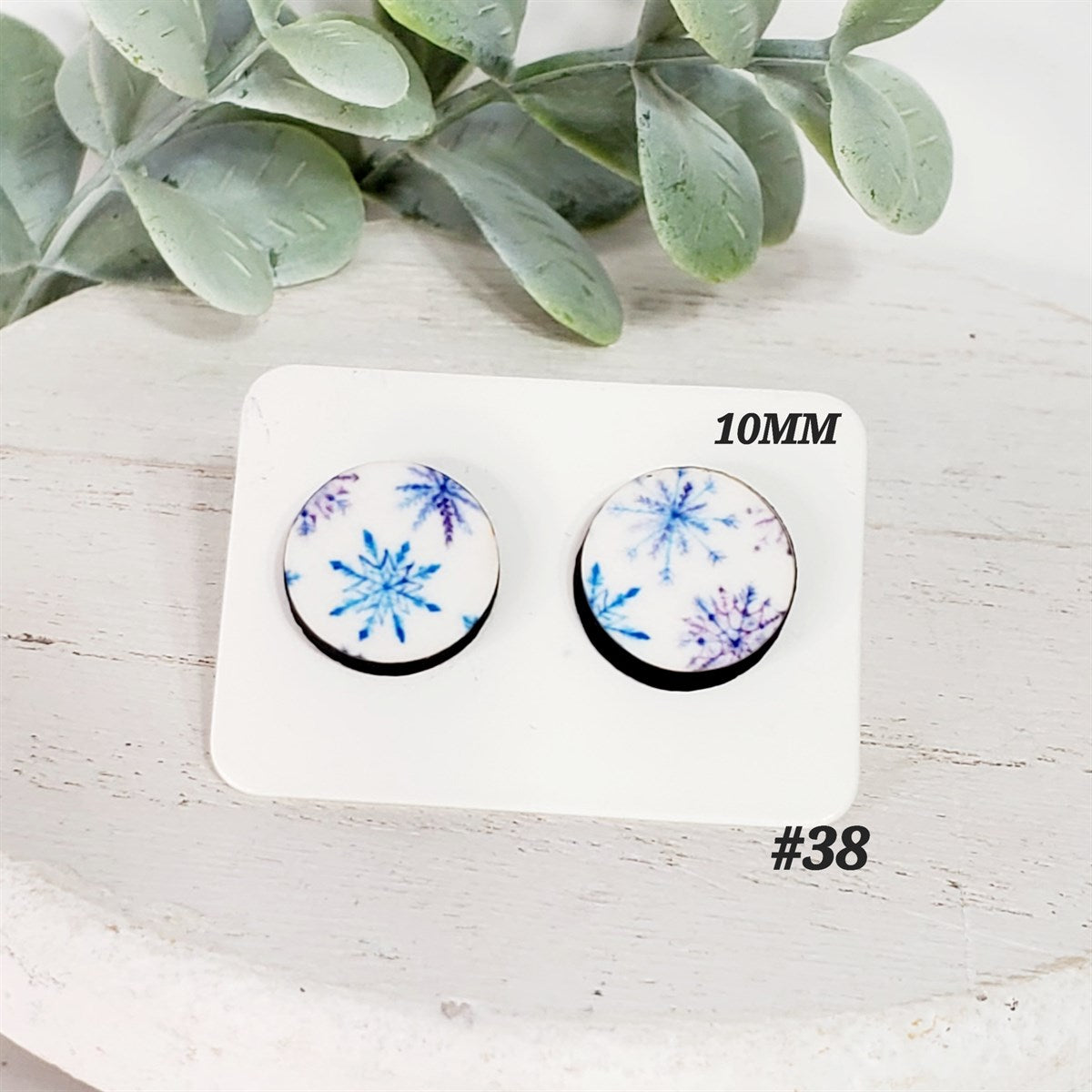 Christmas Wood Studs | Style 38