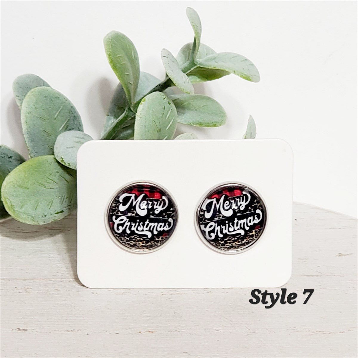 Classic Christmas Studs | Style 7