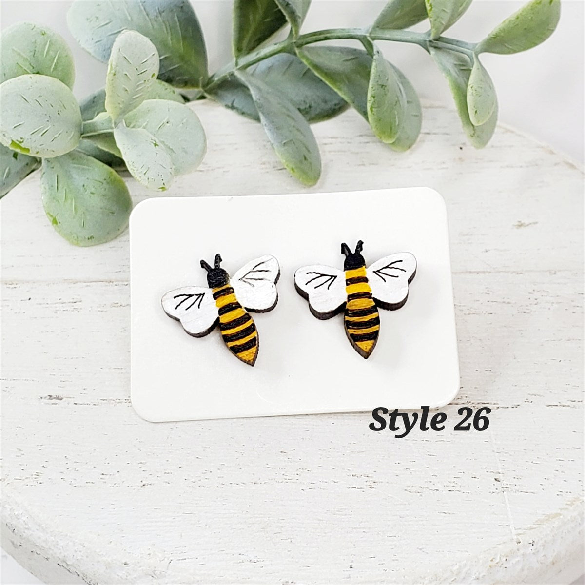 Bee Or Hornet Wood Studs