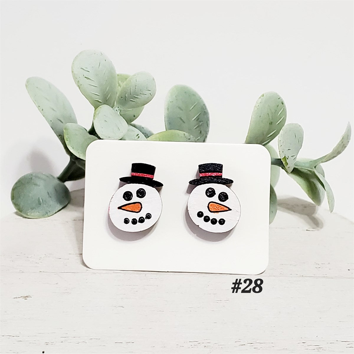 Christmas Wood Studs | Style 28