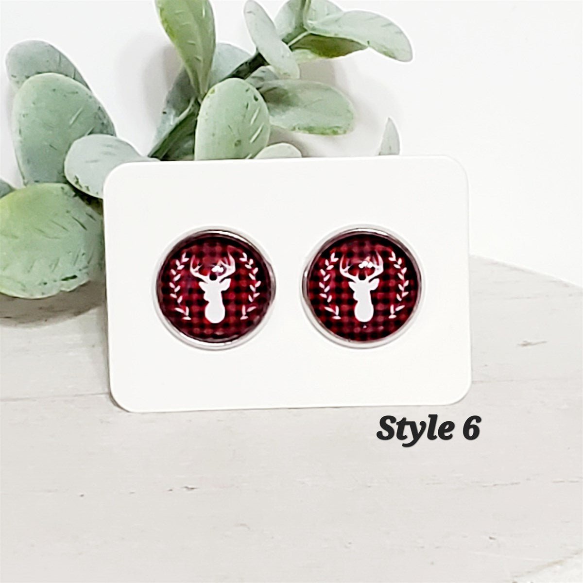 Classic Christmas Studs | Style 6